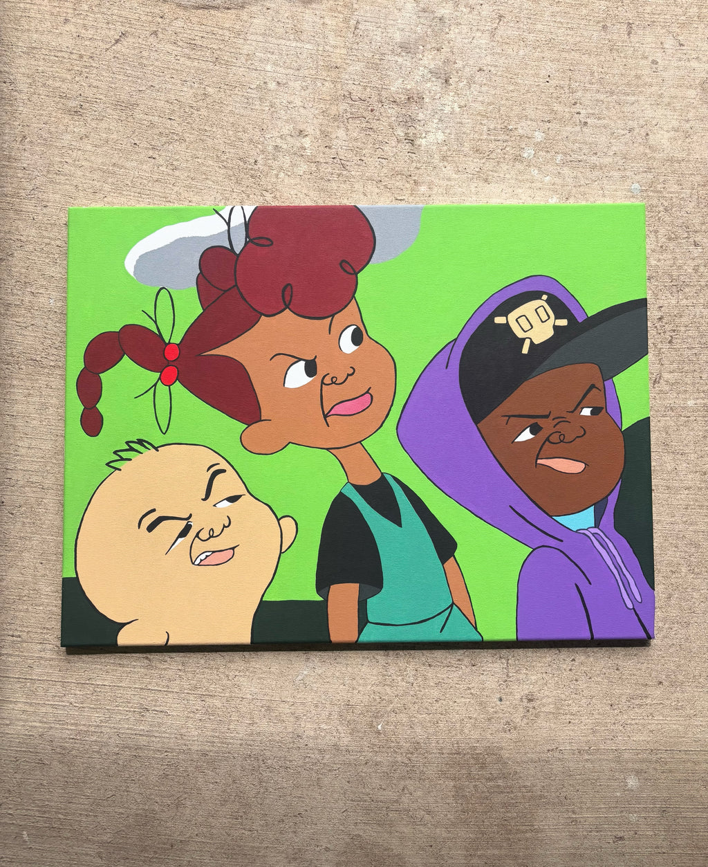 Bebes kids Original Painting